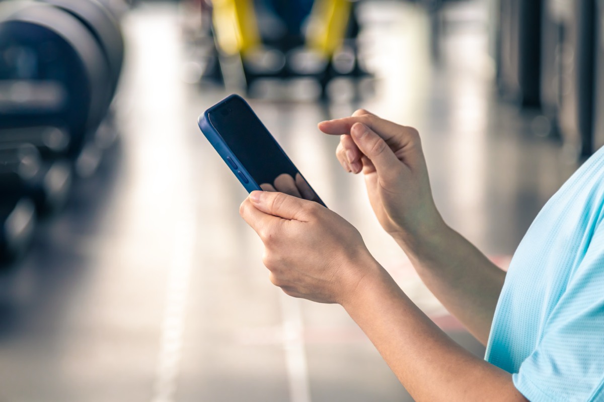 Booking a health testing appointment from a phone